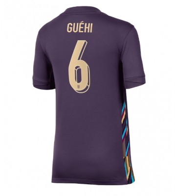 England Marc Guehi #6 Replica Away Stadium Shirt for Women Euro 2024 Short Sleeve